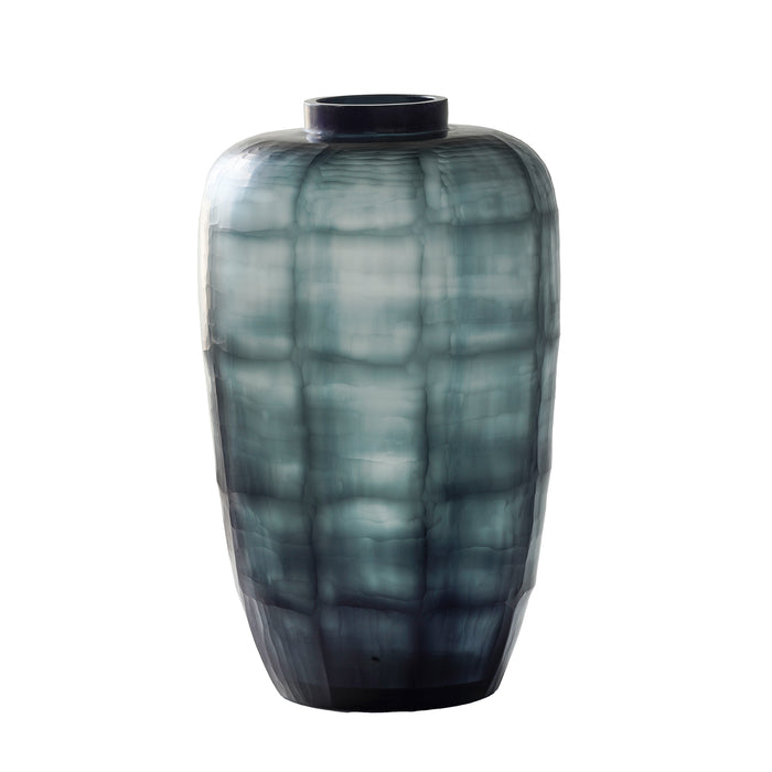 Evergreen Cut Glass Vessel