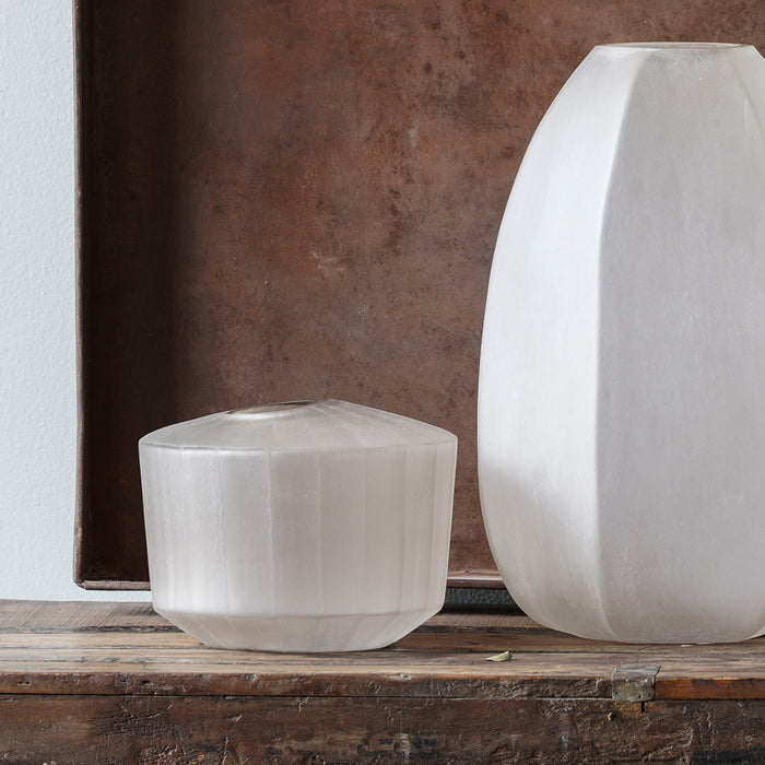 Brutus Hand Cut Glass Vessel