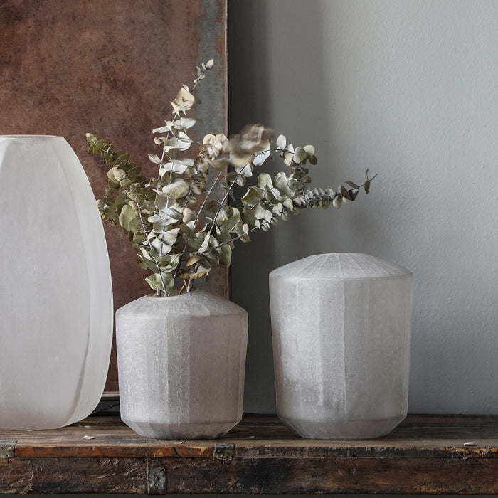 Brutus Hand Cut Glass Vessel