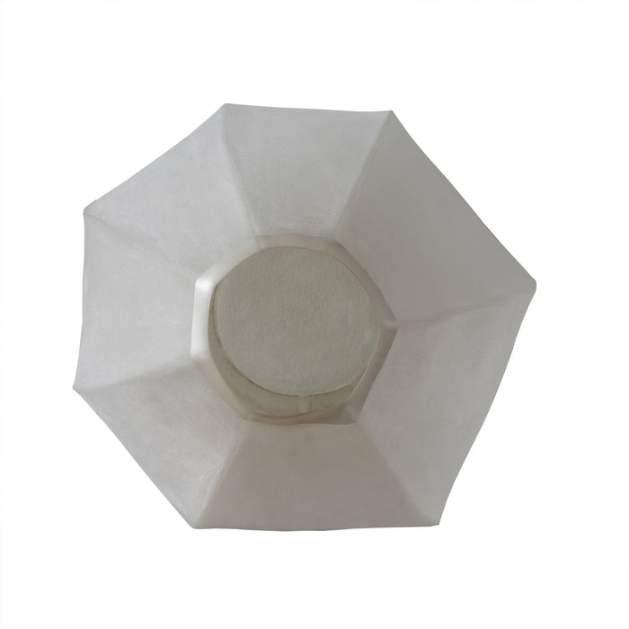 Lena Hand Cut Glass Vessel Tall