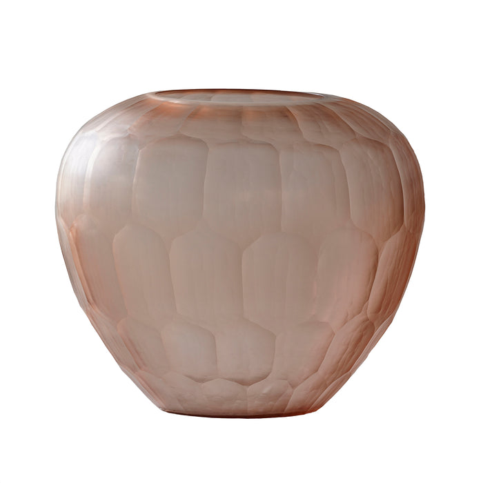 Bonita Hand Cut Glass Vessel