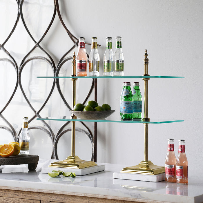 Brass Bistro Etagere