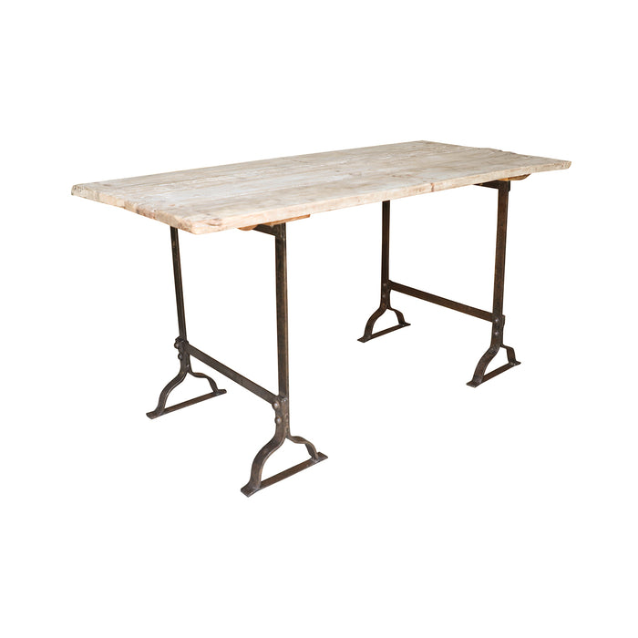 Vintage Saw Horse Table