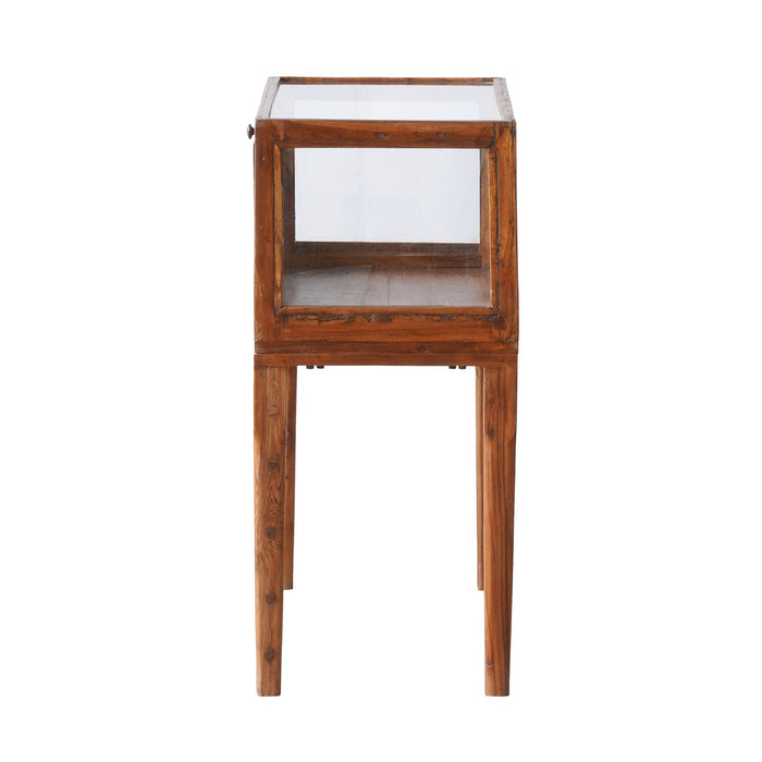 Vintage Teak Shop Case