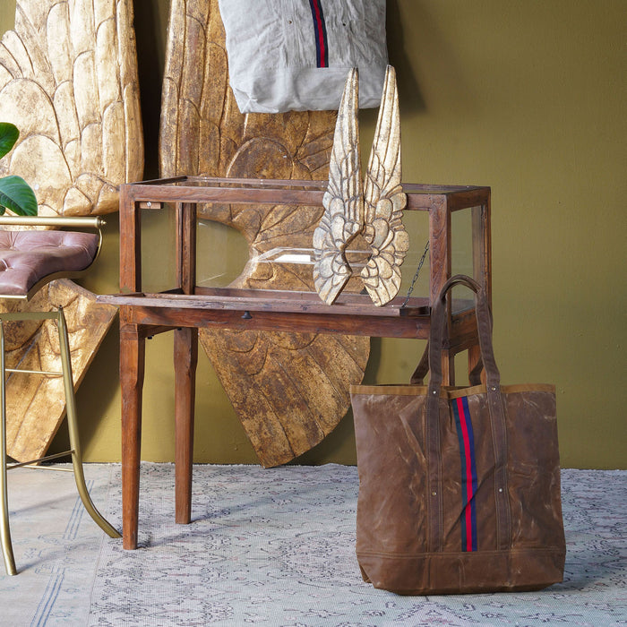 Vintage Teak Shop Case