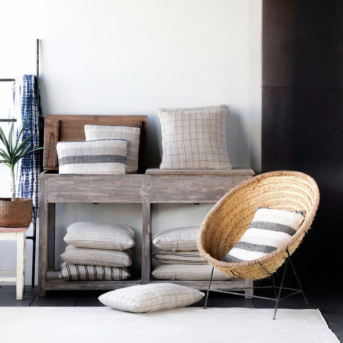 Vintage Teak Console w Storage