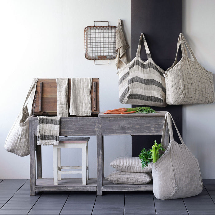 Vintage Teak Console w Storage