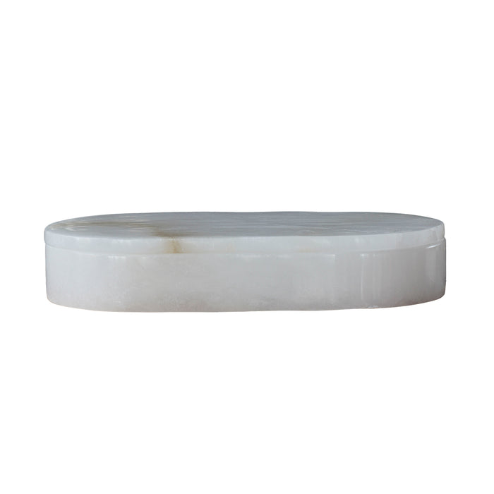 Alabaster Box Oval
