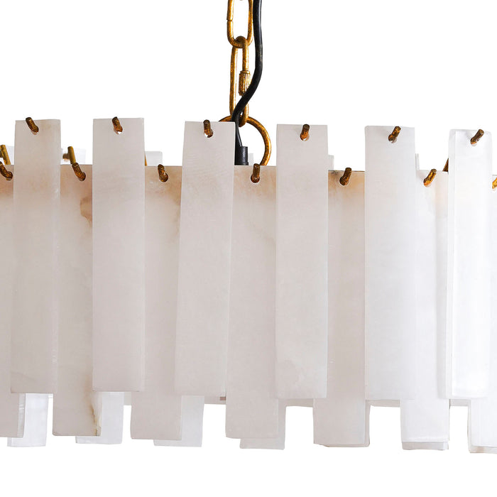1 Tier Alabaster Chandelier