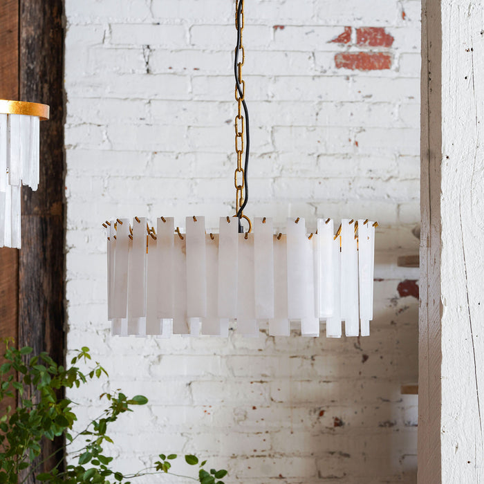 1 Tier Alabaster Chandelier