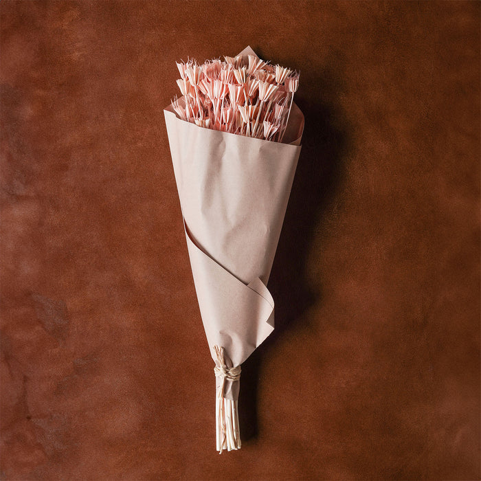 Mixed Dried Grasses and Florals Blush,  20"