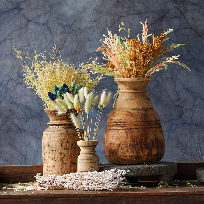 Mixed Dried Grasses and Florals Multicolor, 12"