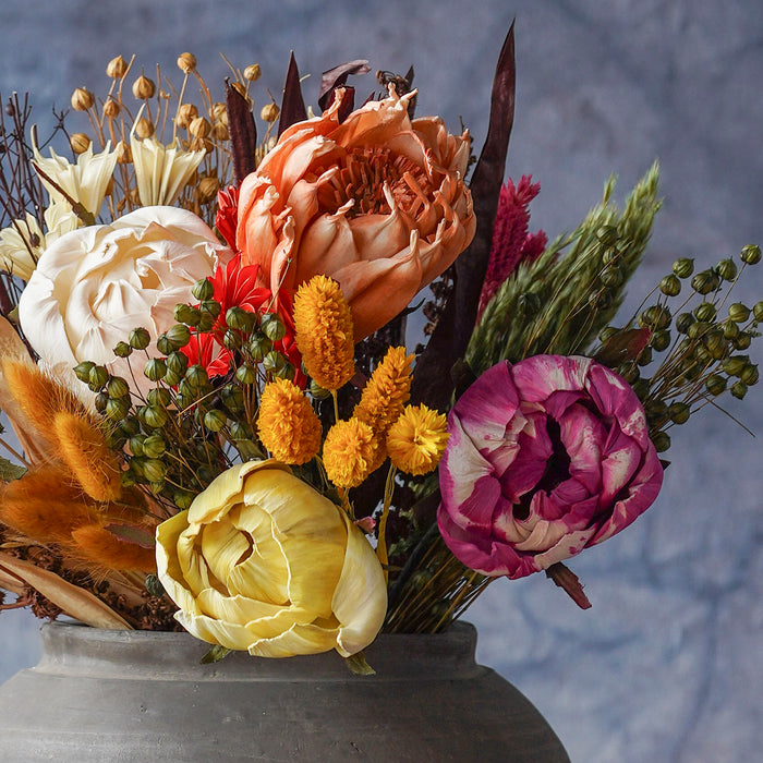 Sola Flower Bouquet Mixed Color, 12"