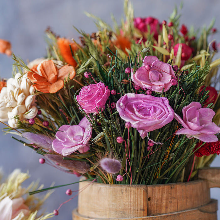 Dried Flower Bouquet Mixed Color, Small