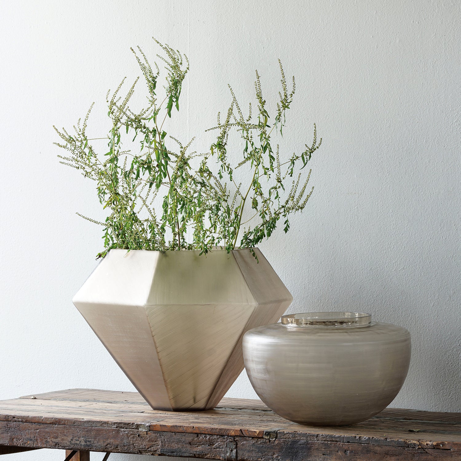 Striking Hand-Cut Vases