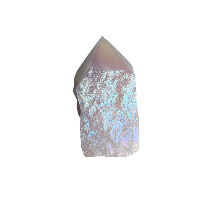 Aura Rose Quartz Point