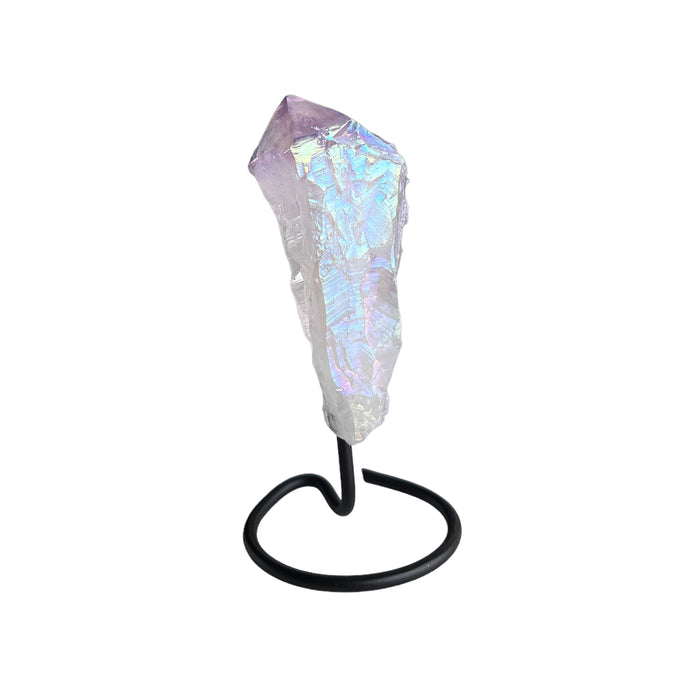 Aura Amethyst Point on Base