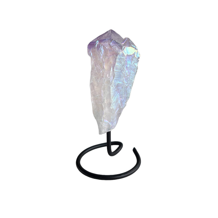 Aura Amethyst Point on Base