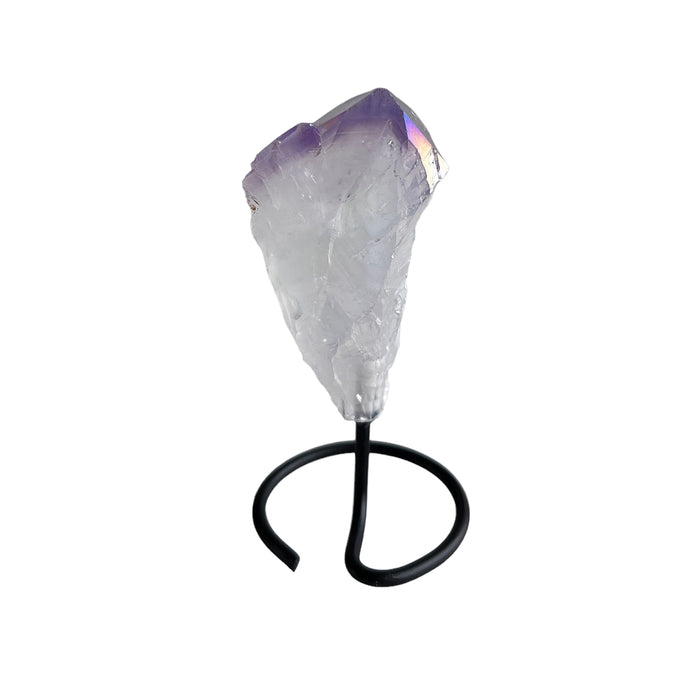 Aura Amethyst Point on Base