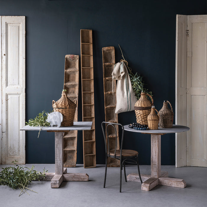 Wicker Covered Wine Bottle, 3-Handles