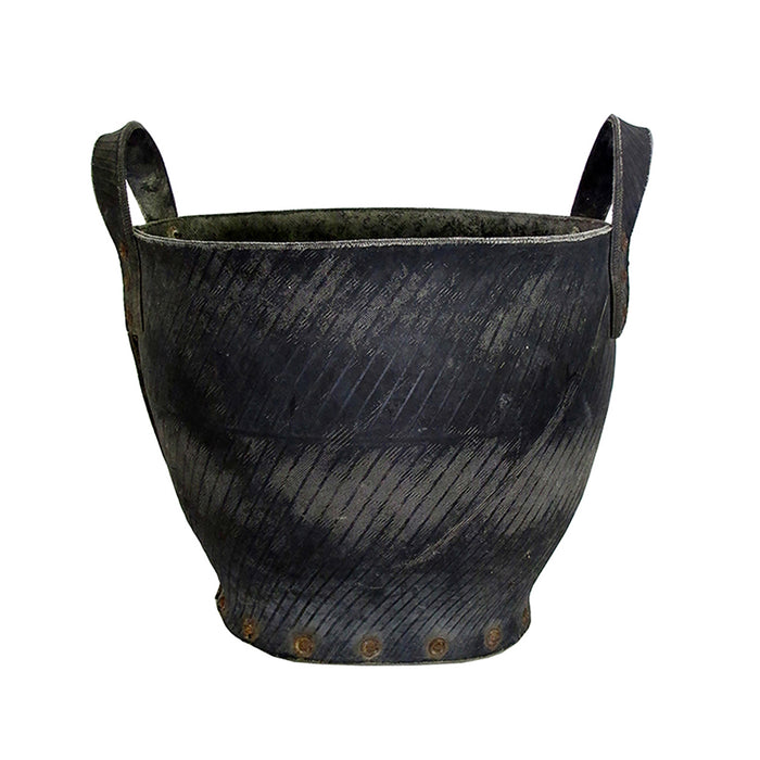 Vintage Tire Coal Bucket