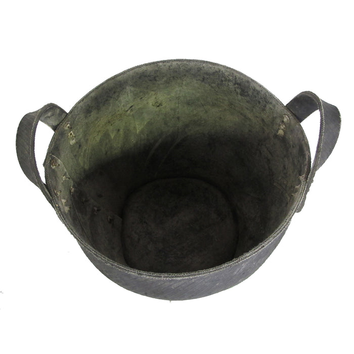 Vintage Tire Coal Bucket