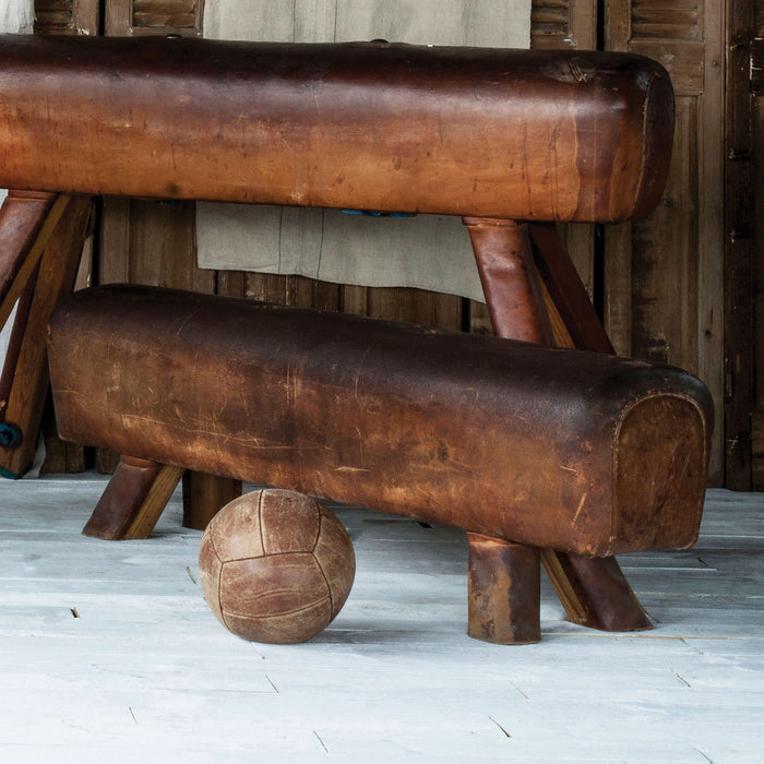 Large Leather Pummel Horse, Short