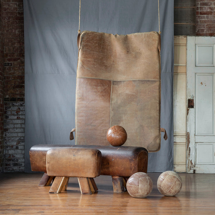 Large Leather Pummel Horse, Short