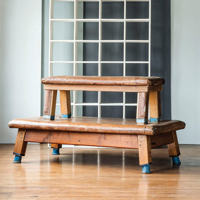 Leather Gym Table