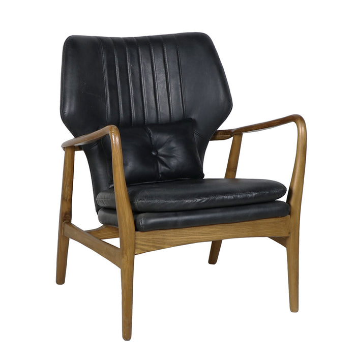 Leather Helsinki Chair, Slate