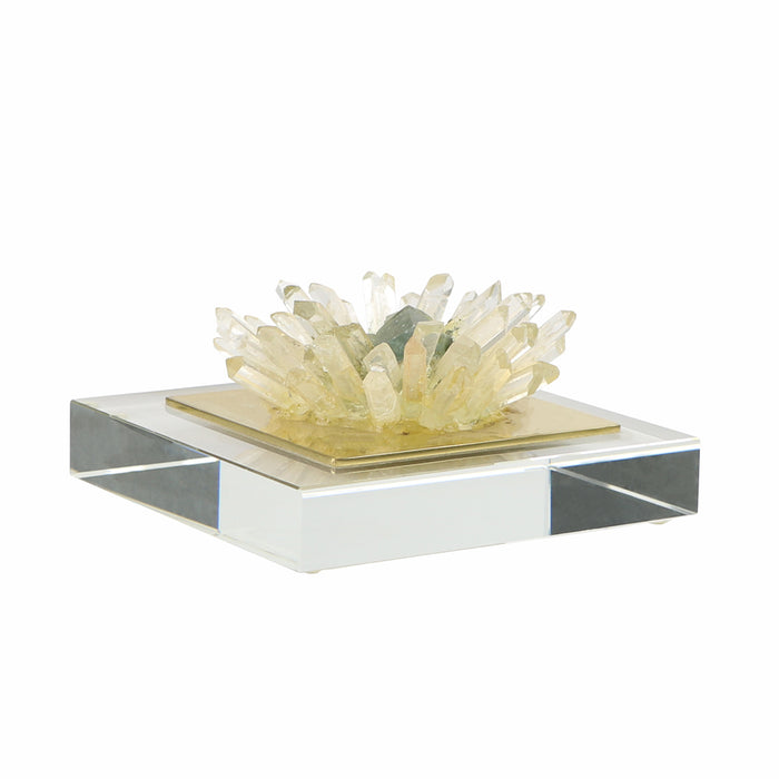 Quartz Flower on Acrylic