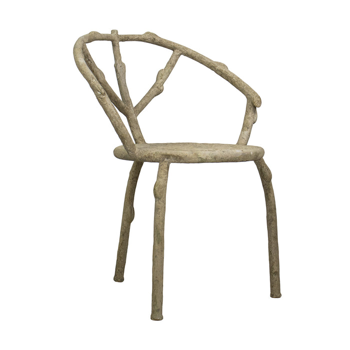 Faux Bois Chair, Three Leg