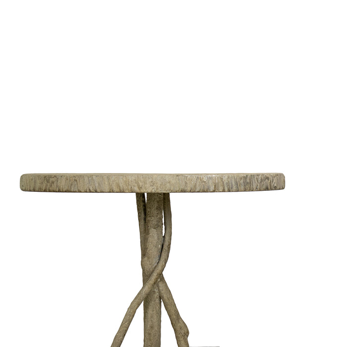 Faux Bois Side Table
