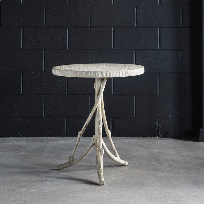 Faux Bois Side Table