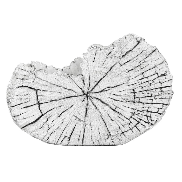 Faux Bois Slice Planter