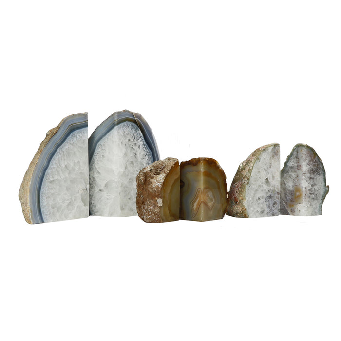 Agate Bookend Pair