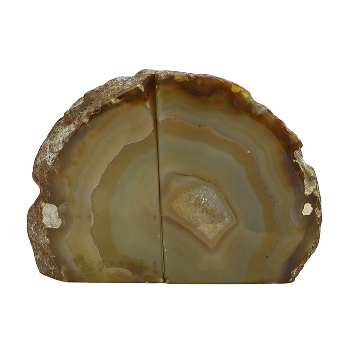 Agate Bookend Pair