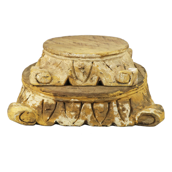 Carved Pillar Base