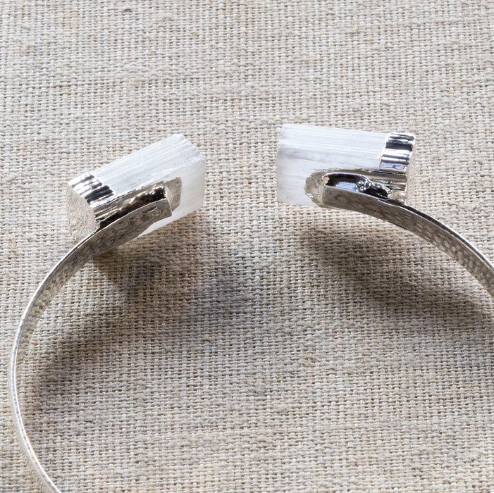 Elements Bracelet Selenite Silver