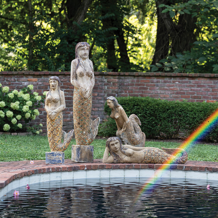 Sea Maiden Lying on Side