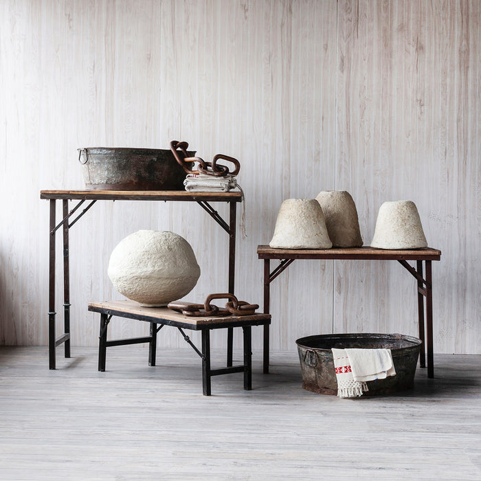 Paper Mache Pot Round