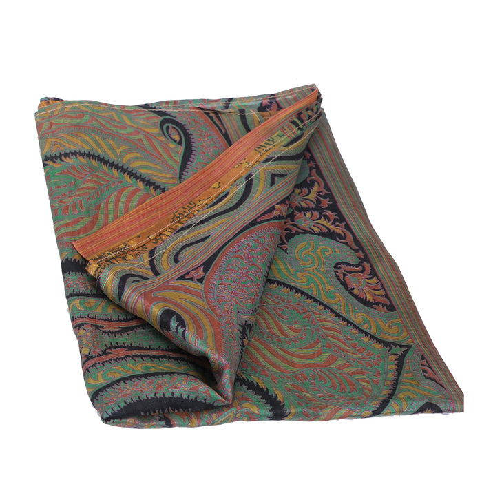 Vintage Silk Sari Scarf Long
