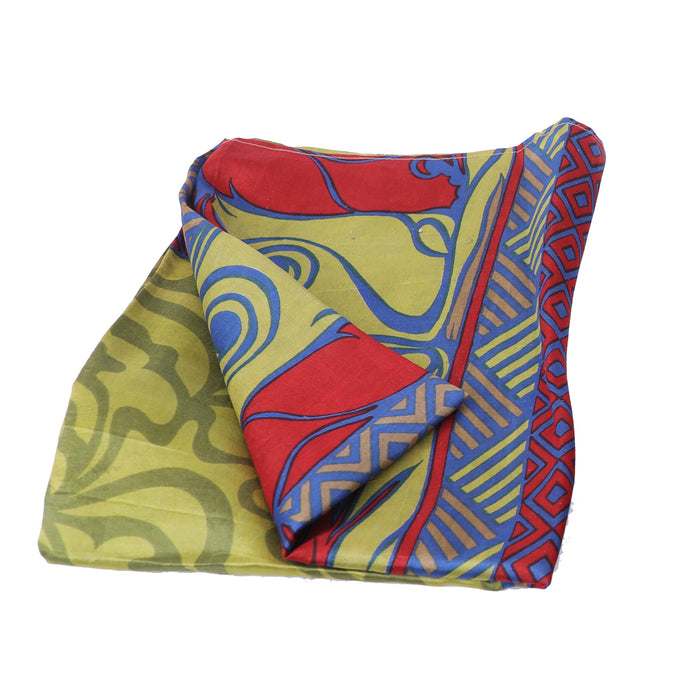 Vintage Silk Sari Scarf Long