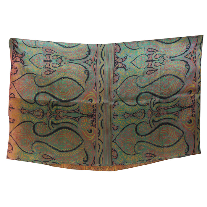 Vintage Silk Sari Scarf Long