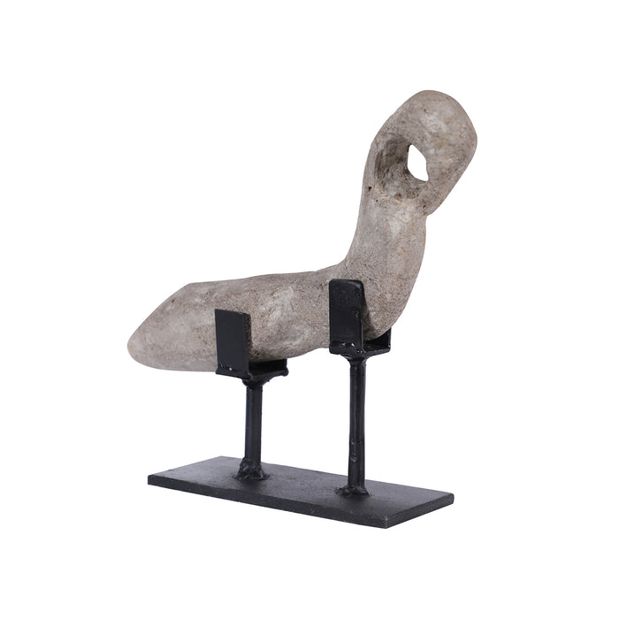 Stone Architectural Bird on Base