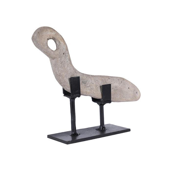 Stone Architectural Bird on Base