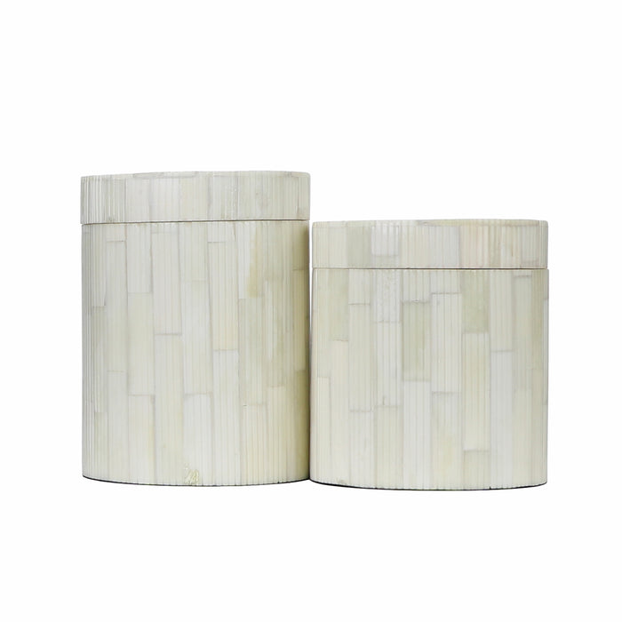 Asili Round Bone Box