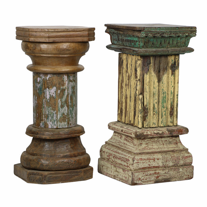 Reclaimed Pillar Pedestal