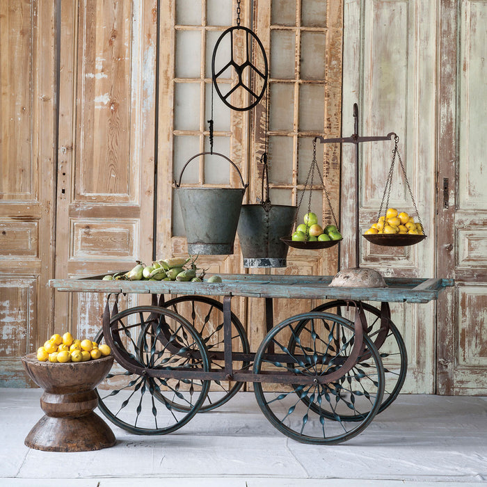 Wooden Trolley Cart