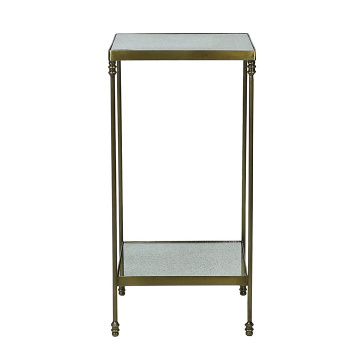 Luxe Side Table with Glass